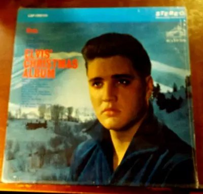 Elvis Presley Christmas Album Lp Shrink Stereo White Top LSP 1951 {e} • $49
