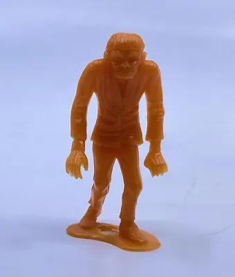 Frankenstein MPC Mini Monster Slew Foot Plastic Figure 1960s Frito Lay Orange • $40
