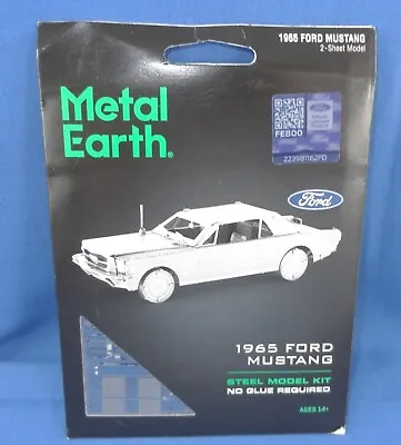 NEW 1965 Ford Mustang Coupe Car MMS056 Metal Earth 3D Model Kit • $4