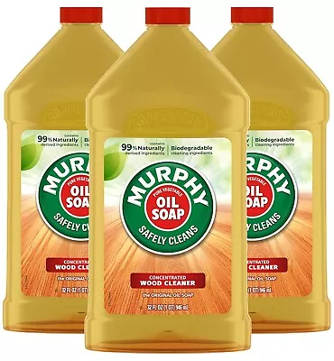 Murphy Oil Soap Wood Cleaner 32 Fluid Ounce (Pack Of 3) • $22