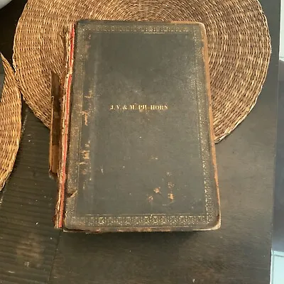 HOLY BIBLE  By Martin Luther - 1846 (German) • $89.99