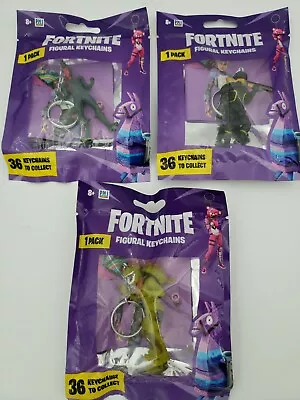 3 × Legendary Fortnite Figural Keychains: Dark Voyager Rex & Fly Trap • $14.95