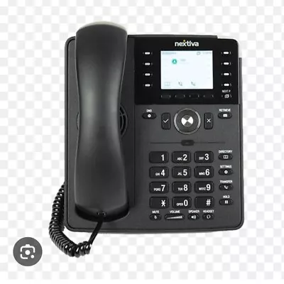 Nextiva X-835 SIP Color Deskset VoIP Phone Black Very Good Condition • $44.99