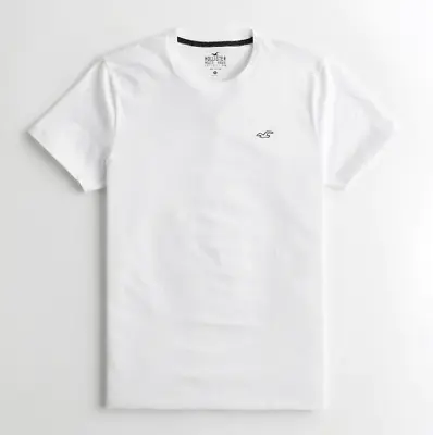 Hollister Men's Short Sleeve Crew Neck Must-Have Tee Logo T-Shirt • $22.99
