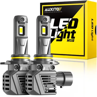 AUXITO 9012 LED High Low Beam Headlight Bulbs KIT SUPER BRIGHT 22000LM CANBUS 2X • $32.99