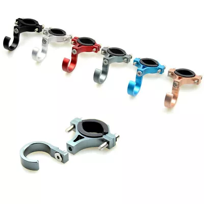 Motorcycle Bicycle Item Hook Aluminum Helmet Hook With Pipe Clamp • $7.31