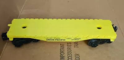 Lionel 0/027 Union Pacific UP 9020 Banana Yellow 8-Wheel Flat Car • $9.99