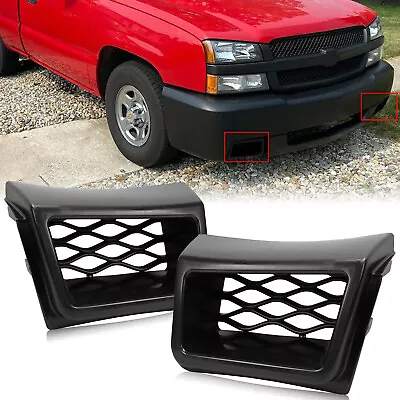 Front Bumper Cover Air Duct Grille Caliper For Chevy Silverado SS-Style 2003-07 • $23.23