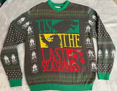 Game Of Thrones GOT Knit Ugly Christmas Sweater Mens 2XL XXL Tis The Last Season • $16.99