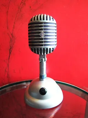 £425.37 • Buy Vintage 1940's Shure Brothers 55 Fatboy Microphone Elvis Deco W S-36 Stand # 14