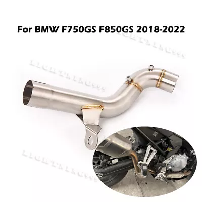 For BMW F750GS F850GS 2018-2023 Exhaust System Mid Link Pipe Escape Connect Tube • $82.40