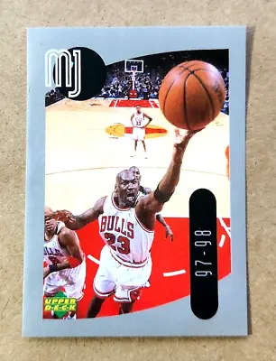 MICHAEL JORDAN ~~~~ 1998 Upper Deck Mini Sticker #52 • $1.30