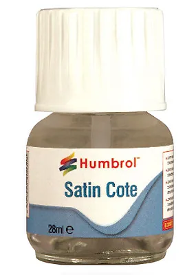 Humbrol AC5401 Satin Cote Varnish 28ml Glass Bottle Solvent Based Tracked 48Post • £10.29