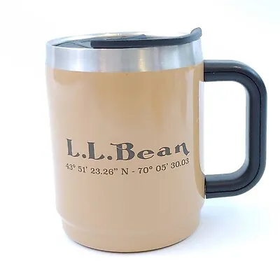 $9.19 • Buy L.L. Bean Double Wall Camp Mug Stainless Steel Vacuum-Insulated No Spill 14 Oz.