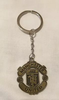  MANCHESTER UNITED FC STYLISH METAL KEYRING. FOB 1.5 . Dble Sided Logo BRAND NEW • £3.50