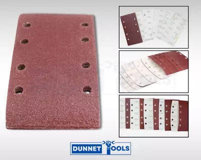 £4.99 • Buy 1/3 Sanding Sheets 20pc Hook And Loop Pads 93 X 185mm 40, 60 , 80, 100, 120 Grit