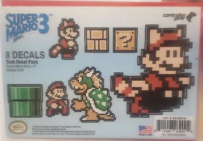 Super Mario Bros 3 Tech Decal Pack 6 Decals Classic 8 Bit  BRAND NEW  • $4.75