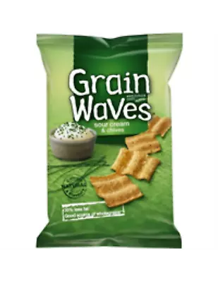 Smiths Chips Sunbites Grainwaves Sour Cream & Chives 40gr X 18 • $49.95