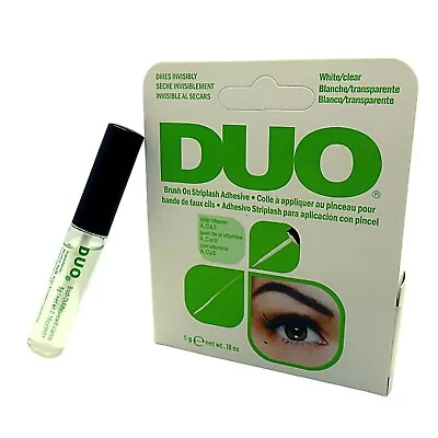 Duo Green Brush On Strip & Individual False Eyelash Clear Adhesive Glue 5g UK • £4.99