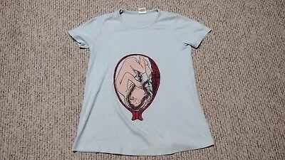 Vintage 70s Baby Fetus M Shirt Horror Nirvana Anatomy Nature Utero Retro Rare • £154.41
