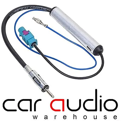 £7.95 • Buy VW Transporter Amplified Booster Fakra - Din Aerial Antenna Adaptor Lead