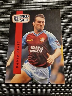 Pro Set 1990/91 Football Card David Platt Aston Villa  • £1.99
