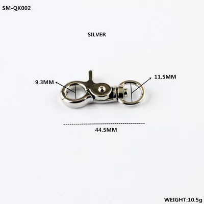 Lobster Swivel Clasps Clips Bag Key Ring Hook Findings Keychain 2-100PCS X • $69.89