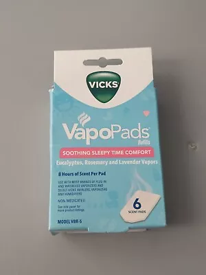 Vicks VapoPads Soothing SLEEPY TIME Comfort 8 Hours Per Pad 6ct  • $13.99