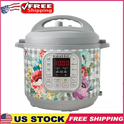 7-In-1 6 Qt Pressure Cooker 13 Smart Recipes Safe Locking Lid Slow Cook Saute US • $103.85