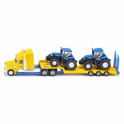 £24.95 • Buy Siku HGV Low Loader & 2 New Holland Tractors Diecast Model Toy 1805 1:87