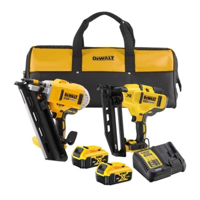 £683.50 • Buy DeWalt DCK2046P2 18V XR Brushless 1st & 2nd Fix Nailer Twin Pack With 2x 5.0Ah B