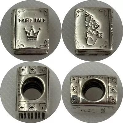 Pandora Fairy Tale Book Charm Now Retired (markings Faded) • £25