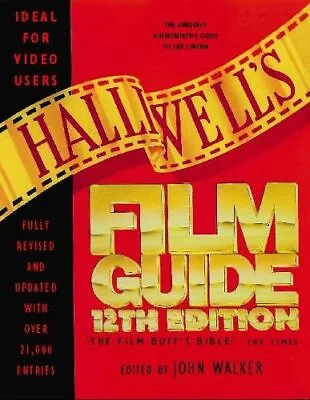 Halliwell's Film And Video Guide--Paperback-0006387799-Good • £3.99
