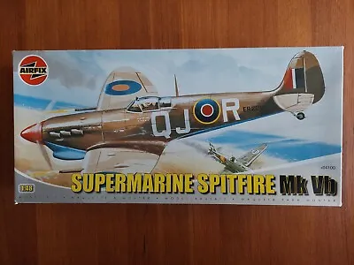 AIRFIX 1/48 SCALE SUPERMARINE SPITFIRE Mk Vb WWII FIGHTER PLASTIC MODEL KIT • $20.99