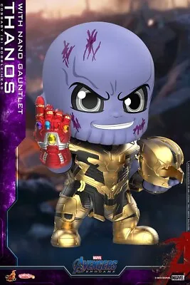 Hot Toys Cosbaby Marvel Avengers Endgame Thanos With Nano Gauntlet COSB644 Rare • £19.99