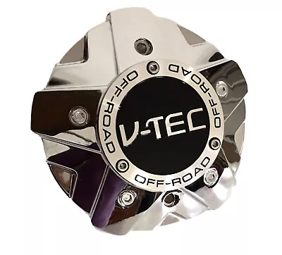 V-Tec Offroad Chrome Center Cap C394-8CL-CAP 8 Lug Hub Cover LG1008-29 • $38