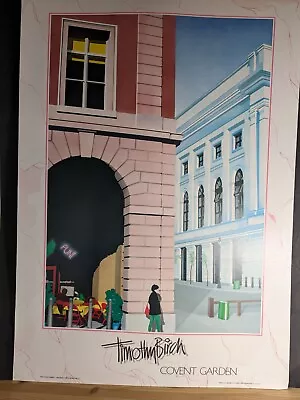 Vintage Timothy Birch Covent Garden Print 70x50cm Unframed  • £20