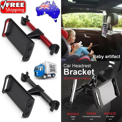 $22.98 • Buy Universal Car Seat Back Headrest Mount Phone Holder Stand Smart Tablet Rotating 