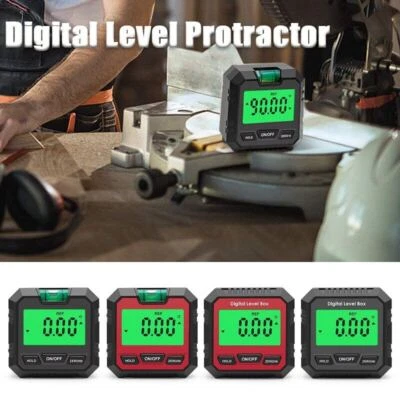 £11.39 • Buy 360° Magnetic Digital Protractor Angle Finder Gauge Inclinometer Level Meter