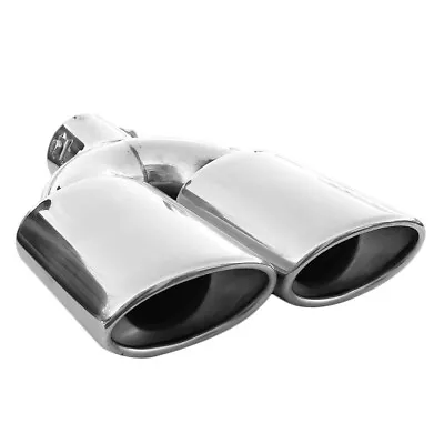 Twin Exhaust Tip Trim Pipe Muffler For Mercedes Benz E Class W210 W211 W212 W213 • $34.99