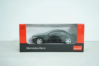 RASTAR Diecast 1:43 Scale Mercedes Black CL63 AMG Sedan Item No. 34300 New B627 • $10.95