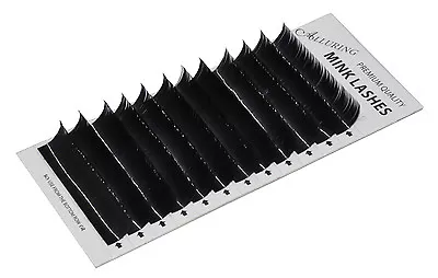 Eyelash Extensions Premium Mink C Curl 20 Many Size  9-15mm Lashes • $10.50