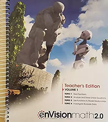 EnVision Math 2.0 Grade 8 Teacher's Edition Volume 1: Topics 1 • $49.89