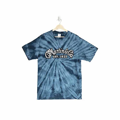 Martin 18CM0168 Blue Tie-Dye Guitar T-Shirt Extra Large • $24.99