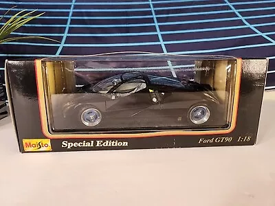 Maisto - Special Edition -  Ford Gt90  - Black - 1:18 - Diecast - In Box • $15.99