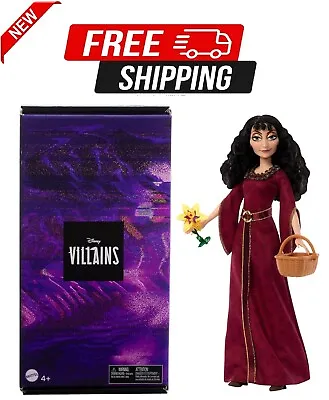 Mattel Disney Villains Tangled Rapunzel Mother Gothel Fashion Doll • $28.80