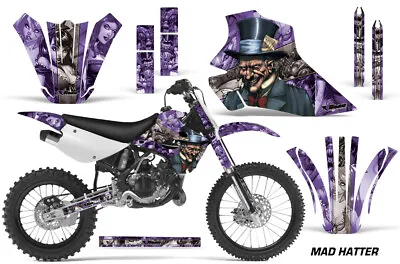 MX Graphics Kit Decal For Kawasaki KX80 And KX100 1995-1997 Mad Hatter PU S • $99.95