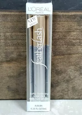 L'Oreal Feather Lash Softly Sweeping Mascara ~ AUBURN ~ Brown Full Size NIB • $10