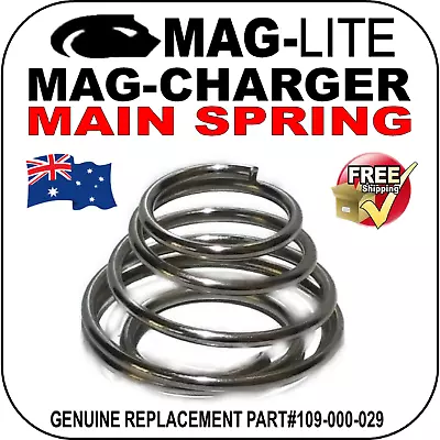 MAGLITE MagCharger MAIN SPRING RECHARGEABLE FLASHLIGHT TORCH PART#109-000-029 AU • $18.76