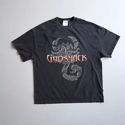 Vintage Godsmack T Shirt Scorpion Mens XL Black • $65